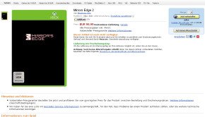 Mirror's Edge 2 spotted on Amazon Germany