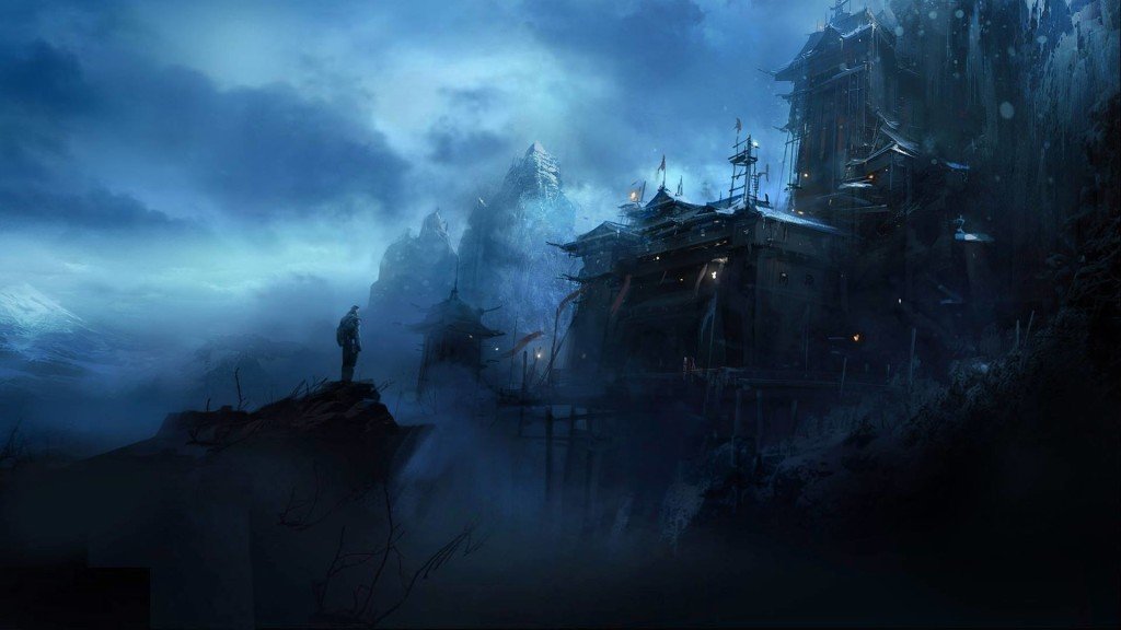 Batman: Arkham Origins Initiation DLC Concept Art shows Bruce Wayne in Asia