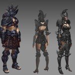 Armour Concept Art for Multiplatform Action-RPG Mother of Myth