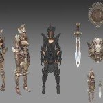 Armour Concept Art for Multiplatform Action-RPG Mother of Myth