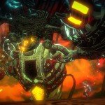 Boss Battles feature prominently in these Yaiba: Ninja Gaiden Z screenshots