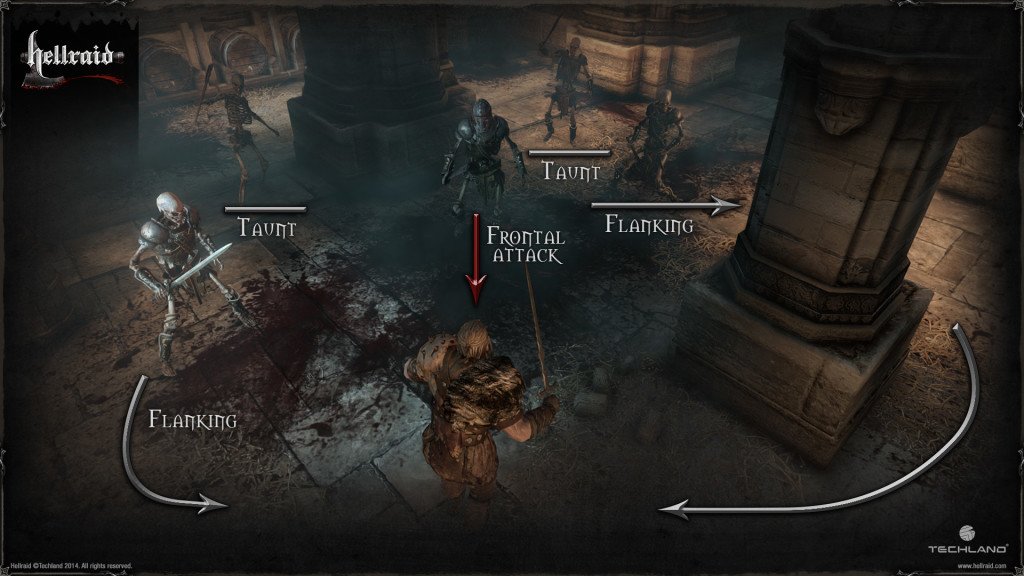New Hellraid screenshot focuses on Enemy AI actions