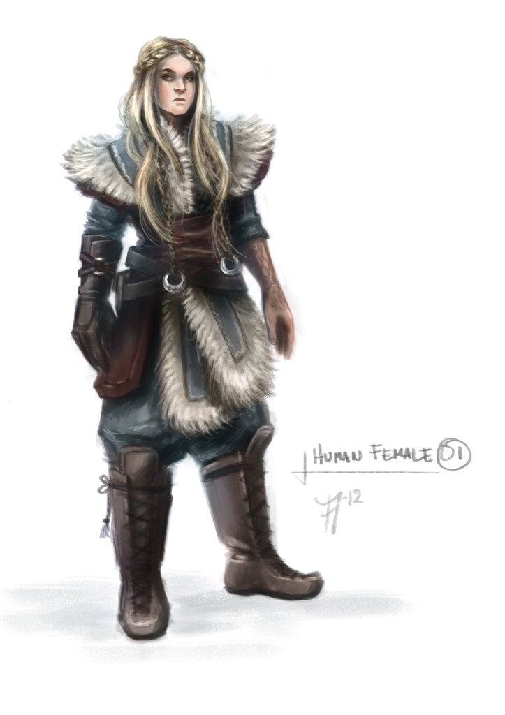 Female Human Fresh Runemaster concept artworks show Thor, Loki and more