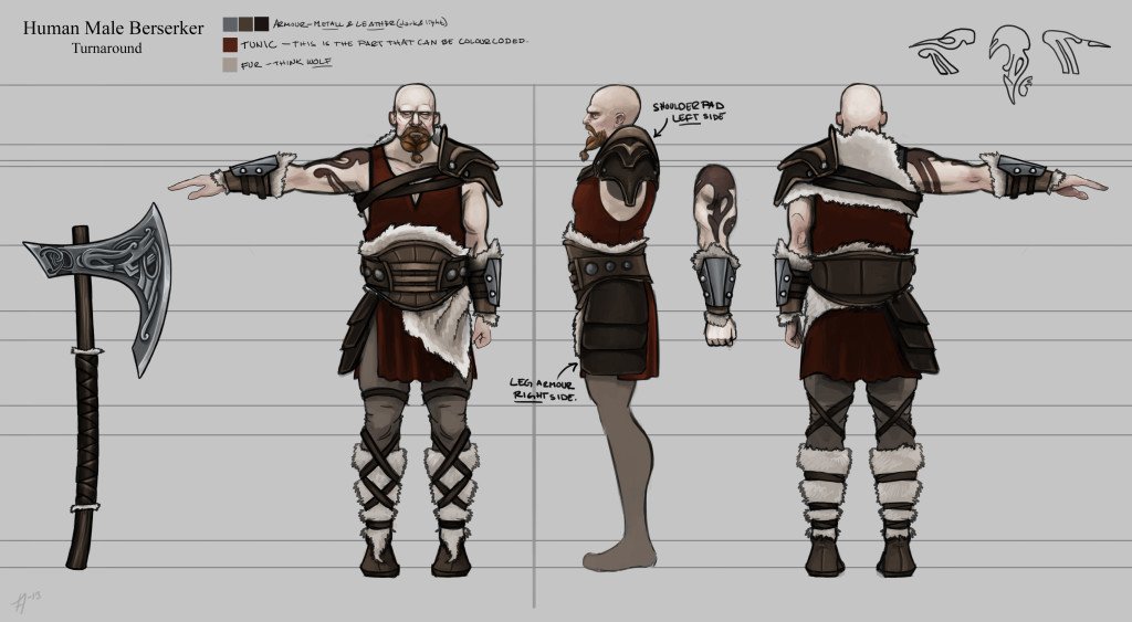 Berserker Fresh Runemaster concept artworks show Thor, Loki and more