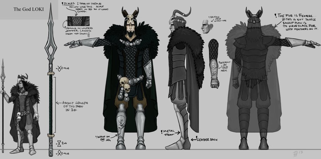 Fresh Runemaster concept artworks show Thor, Loki and more