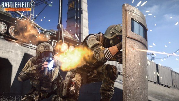 First Official Battlefield 4: Dragon's Teeth screenshot shows Ballistic Shield