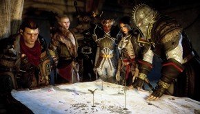 Iron Bull, Vivienne, Solas,Cassandra Pentaghast and others star in this Dragon Age: Inquisition screenshot