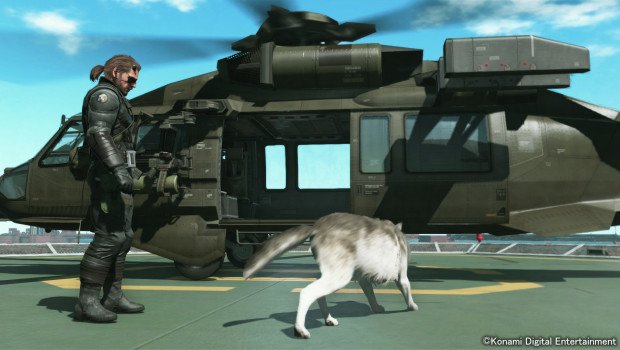 Metal Gear Solid V The Phantom Pain– eyepatch Wolf companion, Diamond Dog (4)