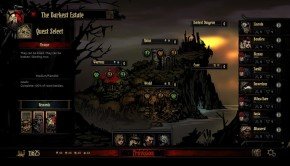 Darkest Dungeon Quest Select/Estate Map illustrated in new image