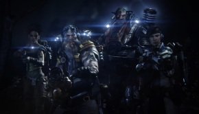 Hunters and Monster battle in Evolve’s Cinematic Intro