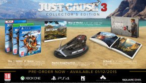 Just Cause 3 Collector’s Edition includes 15inch Replica of Rico’s signature grappling Hook