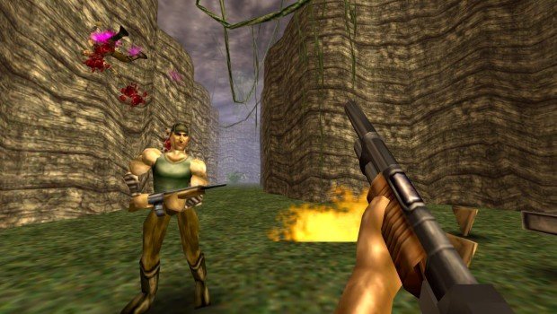 There are no dinosaurs in these Turok remaster screenshots